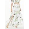 image:imageLady High Slit Wide Leg Pants in Pineapple GardenPineapple Garden White