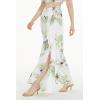image:imageLady High Slit Wide Leg Pants in Pineapple GardenPineapple Garden White