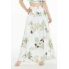 image:imageLady High Slit Wide Leg Pants in Pineapple GardenPineapple Garden White