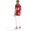 image:imageMatchable Couple Hawaiian Luau Shirt Smock Top Wide Legged Pants in Pineapple Garden BurgundyMen Pineapple Garden Burgundy