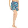 image:imageWomens Athletic Sportswear Bike Shorts with Pockets in Floral PatternsCrayon Palms Green