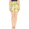 image:imageWomens Athletic Sportswear Bike Shorts with Pockets in Floral PatternsGarden Poppy Yellow