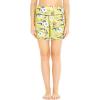 image:imageWomens Athletic Sportswear Bike Shorts with Pockets in Floral PatternsGarden Poppy Yellow