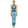 image:imageWomens Athletic Sportswear Solid Bra Top and Patterned Legging SetCrayon Palms Green