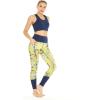 image:imageWomens Athletic Sportswear Solid Bra Top and Patterned Legging SetGarden Poppy Yellow