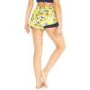 image:imageWomens Athletic Sportswear Tennis Shorts with Builtin Tights in Floral PatternsGarden Poppy Yellow