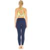 image:imageWomens Athletic Sportswear Patterned Bra Top and Solid Legging SetGarden Poppy Yellow