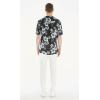 image:imageMatchable Couple Hawaiian Luau Shirt Smock Top Wide Legged Pants in Midnight BloomMen Midnight Bloom