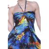 image:imageMatchable Couple Hawaiian Luau Shirt or Butterfly Dress in Sunset BlueWomen Sunset Blue