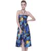 image:imageMatchable Couple Hawaiian Luau Shirt or Butterfly Dress in Sunset BlueWomen Sunset Blue