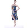 image:imageMatchable Couple Hawaiian Luau Shirt or Butterfly Dress in Sunset BlueWomen Sunset Blue