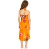 image:imageHawaii Hangover Girls Group Performance Luau Party Hawaiian BFF Matching Dress Outifts in Tropical OrangeGirl Halter