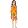 image:imageHawaii Hangover Girls Group Performance Luau Party Hawaiian BFF Matching Dress Outifts in Tropical OrangeGirl Ruffle Tank