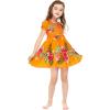 image:imageHawaii Hangover Girls Group Performance Luau Party Hawaiian BFF Matching Dress Outifts in Tropical OrangeGirl Short Sleeve Tank