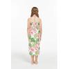 image:imageMatchable Hawaiian Luau Father Daughter Men Shirt or Girl Halter Dress in Lotus and Orchid WhiteGirl Lotus and Orchid White
