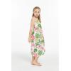 image:imageMatchable Hawaiian Luau Father Daughter Men Shirt or Girl Halter Dress in Lotus and Orchid WhiteGirl Lotus and Orchid White