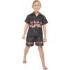 image:imageMatchable Family Hawaiian Luau Men Women Girl Boy Clothes in Christmas Santa in Hawaii Black CrossBoy Short Sleeve