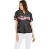 image:imageMatchable Family Hawaiian Luau Men Women Girl Boy Clothes in Christmas Santa in Hawaii Black CrossWomen Shirt
