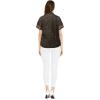 image:imageMatchable Family Hawaiian Luau Men Women Girl Boy Clothes in Christmas Santa in Hawaii Black CrossWomen Shirt