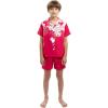 image:imageMatchable Family Hawaiian Luau Men Women Girl Boy Clothes in Indri PinkBoy Short Sleeve