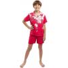 image:imageMatchable Family Hawaiian Luau Men Women Girl Boy Clothes in Indri PinkBoy Short Sleeve