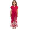 image:imageMatchable Family Hawaiian Luau Men Women Girl Boy Clothes in Indri PinkGirl Wide Legged Jumpsuit With Pockets