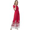image:imageMatchable Family Hawaiian Luau Men Women Girl Boy Clothes in Indri PinkWomen Wide Legged With Pockets Jumpsuit
