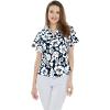 image:imageCouple Matching Hawaiian Luau Men and Women Shirts in Classic Vintage HibiscusNavy