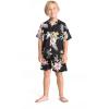 image:imageHawaii Hangover Matchable Hawaiian Luau Father Son Men Aloha Shirt or Boy Aloha Shirt in Hibiscus BlackBoy Hibiscus Black