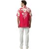 image:imageMatchable Couple Hawaiian Luau Shirt or Butterfly Dress in Indri PinkMen Indri Pink Navy