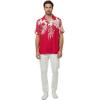 image:imageMatchable Couple Hawaiian Luau Shirt or Butterfly Dress in Indri PinkMen Indri Pink Navy