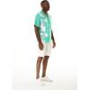 image:imageMatchable Couple Hawaiian Luau Men Side Panel Shirt or Women Draped Neckline Maxi Dress in Wispy Cereus Palm MistMen Side Panel