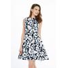 image:imageHawaii Hangover Womens Vintage Fit and Flare Dress in Classic Hibiscus RedVintage Classic Hibiscus  Navy