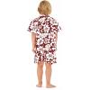 image:imageMatchable Family Hawaiian Tropical Luau Men Women Girl Boy Clothes in Classic Vintage Hibiscus BurgundyBoy Short Sleeve