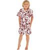 image:imageMatchable Family Hawaiian Tropical Luau Men Women Girl Boy Clothes in Classic Vintage Hibiscus BurgundyBoy Short Sleeve