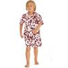 image:imageMatchable Family Hawaiian Tropical Luau Men Women Girl Boy Clothes in Classic Vintage Hibiscus BurgundyBoy Short Sleeve