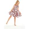 image:imageMatchable Family Hawaiian Tropical Luau Men Women Girl Boy Clothes in Classic Vintage Hibiscus BurgundyGirl Fit and Flare