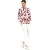 image:imageMatchable Family Hawaiian Tropical Luau Men Women Girl Boy Clothes in Classic Vintage Hibiscus BurgundyMen Long Sleeve