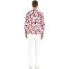 image:imageMatchable Family Hawaiian Tropical Luau Men Women Girl Boy Clothes in Classic Vintage Hibiscus BurgundyMen Long Sleeve