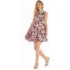 image:imageMatchable Family Hawaiian Tropical Luau Men Women Girl Boy Clothes in Classic Vintage Hibiscus BurgundyWomen Fit and Flare
