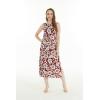image:imageMatchable Family Hawaiian Tropical Luau Men Women Girl Boy Clothes in Classic Vintage Hibiscus BurgundyWomen Maxi Tank