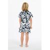 image:imageMatchable Family Hawaiian Tropical Luau Men Women Girl Boy Clothes in Classic Vintage Hibiscus NavyBoy Short Sleeve