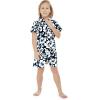 image:imageMatchable Family Hawaiian Tropical Luau Men Women Girl Boy Clothes in Classic Vintage Hibiscus NavyBoy Short Sleeve