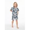 image:imageMatchable Family Hawaiian Tropical Luau Men Women Girl Boy Clothes in Classic Vintage Hibiscus NavyBoy Short Sleeve