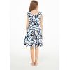 image:imageMatchable Family Hawaiian Tropical Luau Men Women Girl Boy Clothes in Classic Vintage Hibiscus NavyGirl Wrap