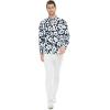 image:imageMatchable Family Hawaiian Tropical Luau Men Women Girl Boy Clothes in Classic Vintage Hibiscus NavyMen Long Sleeve