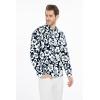 image:imageMatchable Family Hawaiian Tropical Luau Men Women Girl Boy Clothes in Classic Vintage Hibiscus NavyMen Long Sleeve