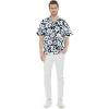 image:imageMatchable Family Hawaiian Tropical Luau Men Women Girl Boy Clothes in Classic Vintage Hibiscus NavyMen Short Sleeve