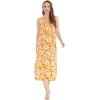 image:imageMatchable Couple Hawaiian Luau Men Shirt or Women Maxi Tank Dress in Classic Hibiscus OrangeWomen Classic Hibiscus Orange