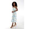 image:imageHawaii Hangover Womens Hawaiian Luau Halter Floral Print Dress in Pacific PalmPacific Palm Cream